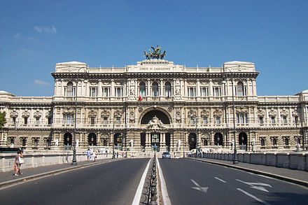 Palace of Justice, Rome, seat of the Supreme Court of Cassation