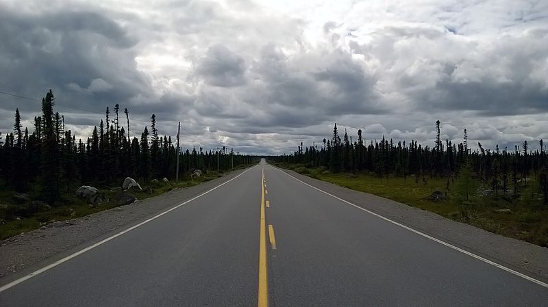 ملف:Route 500 Churchill Falls - Labrador City.jpg