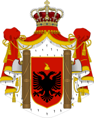 Arms of Dominion of King Victor Emmanuel III of the Albanians, 1939-1945