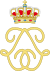 Royal Monogram of King Leopold II, King of the Belgians, Variant.svg