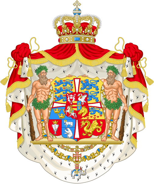 File:Royal coat of arms of Denmark (1819–1903).svg