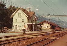 Bahnhof Mels (ca. 1980)