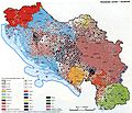 Етнички састав СФРЈ према попису из 1981. године (приказ по општинама)