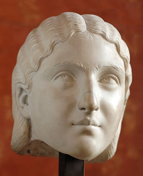 Marble head of Orbiana.