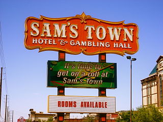 Sams Town Hotel and Gambling Hall, Las Vegas American hotel and casino