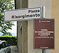 wikimedia_commons=File:Santa Maria Bambina al Carribbio (Galbiate) tourist sign, Piazza Risorgimento street sign.jpg