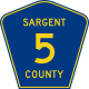 Sargent County Route 5 ND.svg