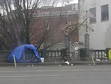 Signage on the south side of West Burnside Street over where Saturday Market is held Saturday Market - Old Town.jpg