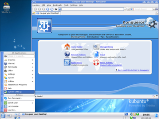 <span class="mw-page-title-main">Trinity Desktop Environment</span> Desktop environment for Unix-like operating systems