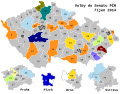 Čeština: Výsledky voleb do Senátu Parlamentu České republiky v říjnu 2014. Legenda:   kandidáti ČSSD   kandidáti ANO 2011   kandidáti KDU-ČSL (kandidující samostatně)   kandidát KDU-ČSL v koalici KDU-ČSL + SZ   kandidáti SZ v koalici KDU-ČSL + SZ   kandidát ODS (kandidující samostatně)   kandidát ODS v koalici ODS + Koruna česká   kandidát Strany práv občanů   kandidát Starostů a nezávislých   kandidát Starostů pro Liberecký kraj   kandidát Strany soukromníků ČR   obvod nezapojený do říjnových voleb 2014 English: Final results of Senate elections in the Czech Republic, October 2014. Legend:   en:Czech Social Democratic Party   en:ANO 2011   en:Christian and Democratic Union – Czechoslovak People's Party   en:Christian and Democratic Union – Czechoslovak People's Party + Green Party   en:Green Party (Czech Republic) + Christian and Democratic Union – Czechoslovak People's Party   en:Civic Democratic Party (Czech Republic)   en:Civic Democratic Party (Czech Republic) + The Crown of Czechia (Monarchist party of Bohemia, Moravia and Silesia)   en:Party of Civic Rights   en:Mayors and Independents   cs:Starostové pro Liberecký kraj   cs:Strana soukromníků České republiky   not elected