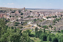 Vista general de la villa.