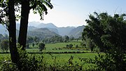 Paisatge muntanyós a la zona de Kalaw, Shan Hills, Myanmar