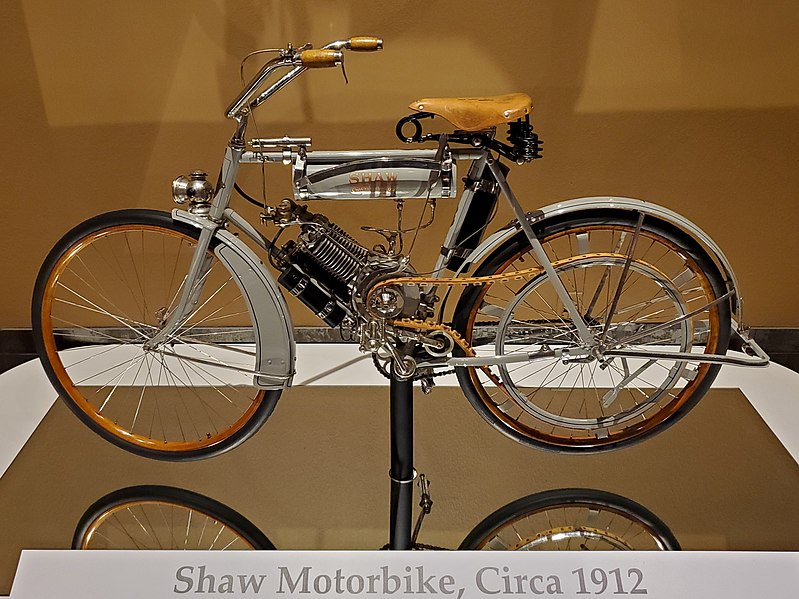 File:Shaw Motorbike, Circa 1912, Tellus Science Museum.jpg