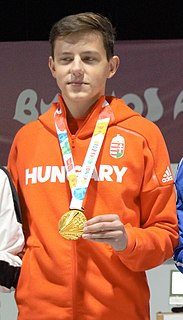 Zalán Pekler Hungarian sports shooter