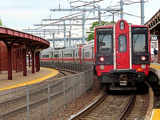 Shore Line East Commuter rail service in southern Connecticut, USA