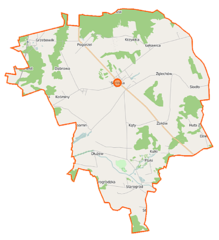 Plan gminy Siennica