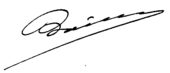 Signature de Nicolas Basile Bailly