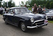 1955 Simca Coupe de Ville, with the Facel bodywork as used since late 1952. Simca Coupe de Ville 1955.jpg