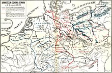 Map of the Sorbian March, by Wlodzimierz Dzwonkowski, 1918 Slavs west territory Limes Sorabicus.jpg