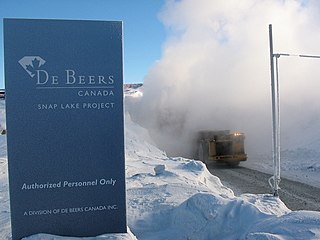 <span class="mw-page-title-main">Snap Lake Diamond Mine</span> Diamond mine in the Northwest Territories of Canada operated by De Beers from 2008-2015