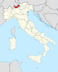 Položaj Provincije Sondrio u Italiji