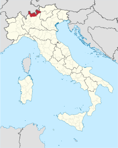 Provincie Sondrio - Poloha