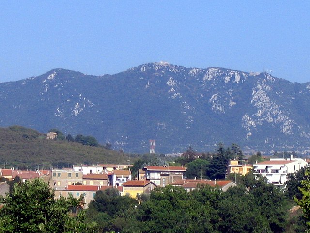 Monte Soratte (Soracte) seen from Via Flaminia