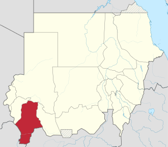 South Darfur in Sudan.svg