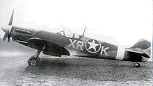 A Vb of 71 (Eagle) Squadron, a unit manned by volunteers from the USA. In September 1942 this unit was disbanded and its pilots and aircraft transferred to the USAAF, becoming the 334th Fighter Squadron, part of the 4th Fighter Group.