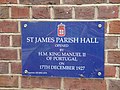 St James Church Hall - Commemorative Plaque - geograph.org.uk - 2580079.jpg