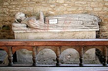 Tomb in St Mary the Virgin, Leighton Bromswold St Mary the Virgin, Leighton Bromswold, Cambridgeshire - Tomb chest - geograph.org.uk - 380829.jpg