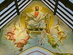 Christ in Glory (St Michael and All Angels Church, Berwick, East Sussex, Storbritannien)