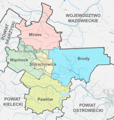 Plan powiatu starachowickiego