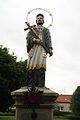 Čeština: Socha sv. Jana Nepomuckého v Únanově, okr. Znojmo. English: Statue of Saint John of Nepomuk in Únanov, Znojmo District.