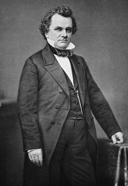 Stephen A. Douglas – "The great principle of self-government is at stake, and surely the people of this country are never going to decide that the pri