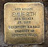 Stolperstein Hannsdorfer Str 8 (Kauld) Emilie Roth.jpg