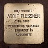 Stolperstein Suarezstr 30 (Charl) Adolf Plessner.jpg