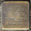 Käthe Riese, Winsstraße 40, Berlin-Prenzlauer Berg, Deutschland