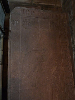 Ledger stone of Johannes Tauler Strasbourg-Temple Neuf-Jean Tauler (2).jpg