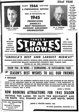 1944 advertisement for Strates Shows Strates Shows.jpg