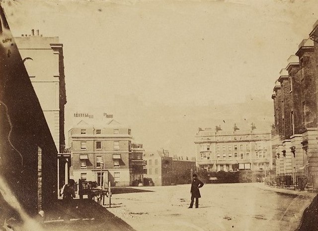 Photograph showing a Dover street scene, c. 1860