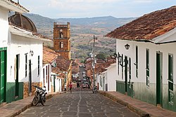 Calle en Barichara