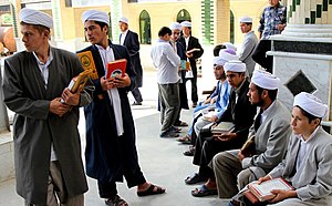 Students at Rabbaniyah Madrassa, Chenarli, Maraveh Tappeh County, Golestan Province (2180118).jpg