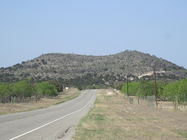 Texas State Highway 55 as it meanders through scenic northwestern Uvalde County near the Nueces River