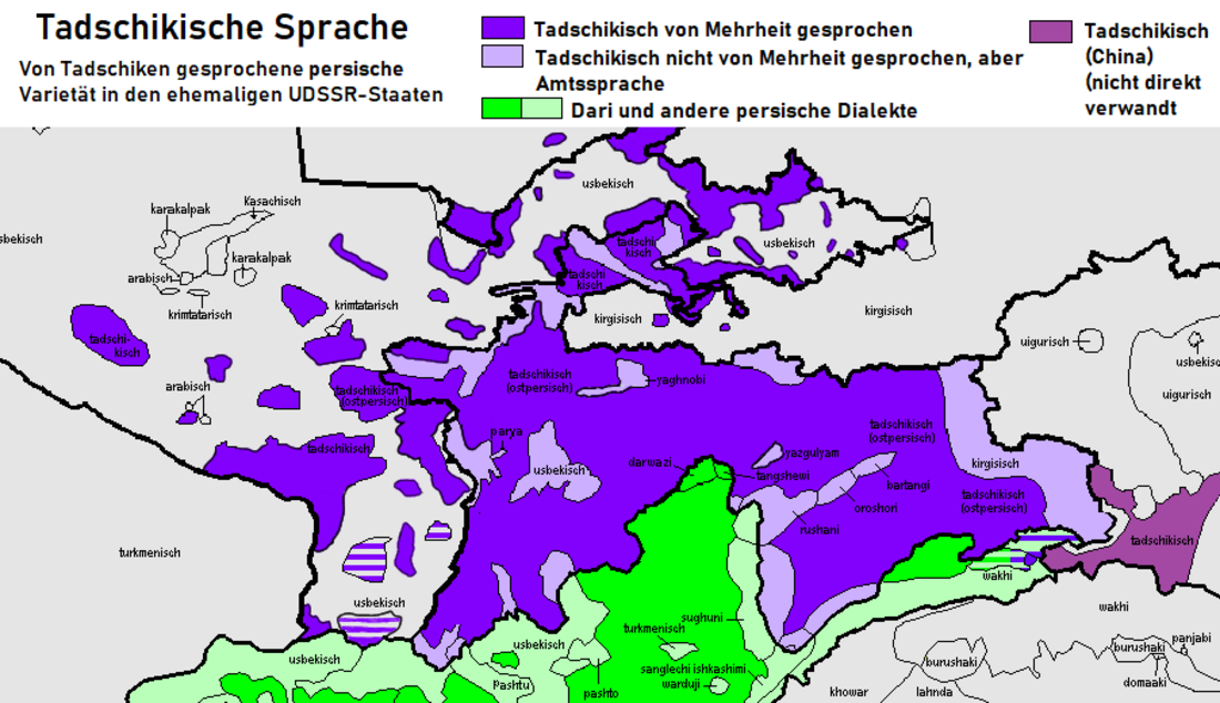 Tadschikische Sprache