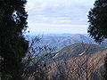 Mount Sobu from the top of Mount Myōken (12/2008)