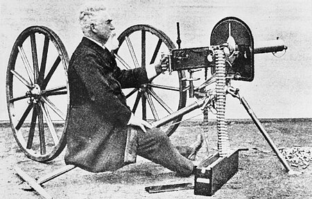 The Invention of the Machine Gun; Hiram Maxim Q81725.jpg