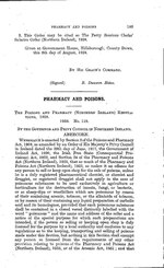 Миниатюра для Файл:The Pharmacy and Poisons Regulations (Northern Ireland) 1928 (NISRO 1928-119 en).pdf