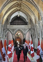 Thumbnail for File:The Prime Minister, Shri Narendra Modi with the Prime Minister of Canada, Mr. Stephen Harper, at Parliament Hill, in Ottawa, Canada on April 15, 2015 (1).jpg