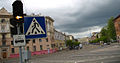The crossroad of Biaduli, Pieršamajskaja and Čapajeva streets in Minsk - panoramio.jpg